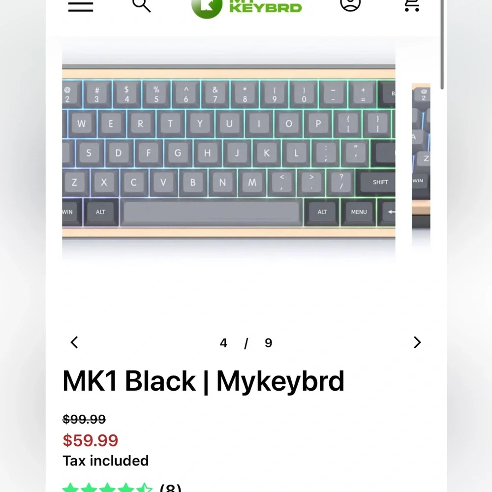 BRAND NEW MK1 Black | Mykeyboard